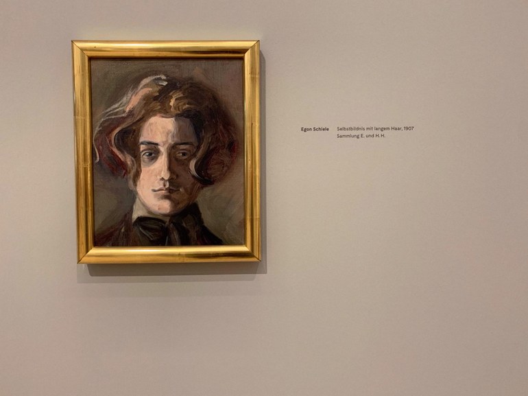 01 | Egon Schiele, Selbstbildnis mit langem Haar, 1907